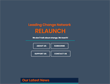 Tablet Screenshot of leadingchangenetwork.org